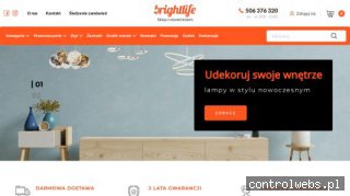 Sklep z oświetleniem - brightlife.pl