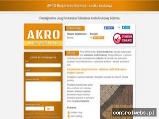 AKRO Brukarstwo - kostka brukowa Bochnia