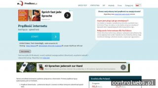 Prędkość internetu - speed test