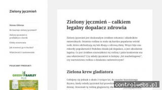 Zielony jęczmień