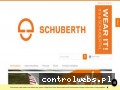 Screenshot strony schuberth.com.pl