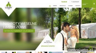 Luxury Tent - namioty imprezowe, bankietowe na wynajem