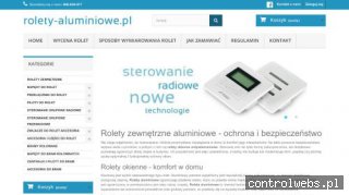 Rolety aluminiowe
