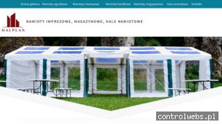 Halplan.pl namioty wystawowe, reklamowe, na imprezy