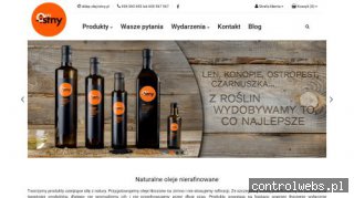 Produkcja olejów zimno tłoczonych, nierafinowanych