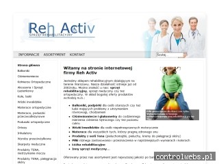 Sprzęt rehabilitacyjny, medyczny