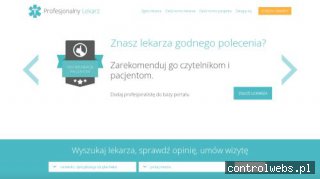 Znany lekarz - profesjonalnylekarz.pl