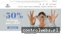 Screenshot strony aurum-optics.pl