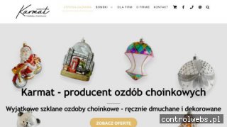Producent bombek choinkowych - Karmat