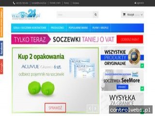Szkła kontaktowe - Wzrok24.pl