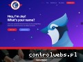 Screenshot strony www.blue-jay.pl