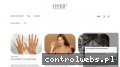 Screenshot strony over-cosmetics.pl