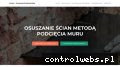 Screenshot strony podcinaniefundamentow.pl