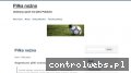 Screenshot strony pilkanozna.waw.pl