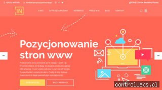 Pozycjonowanie stron- InPozycjonowanie