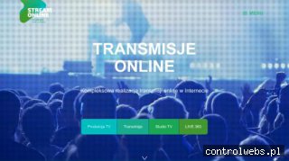 StreamOnline - transmisje online Warszawa