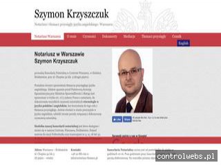 Notariusz w Warszawie Szymon Krzyszczuk