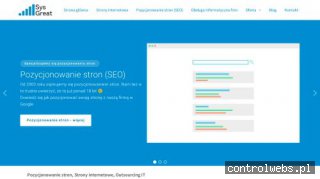Strony internetowe Warszawa, Wołomin, Legionowo - SysGreat
