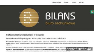www.biurobilans.eu biuro rachunkowe cieszyn