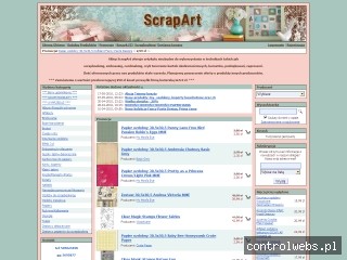 Sklep ScrapArt.pl - Scrapbooking, Cardmaking