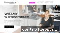 Screenshot strony www.reprocentrum.com
