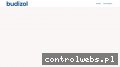Screenshot strony budizol.com.pl