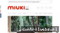 Screenshot strony www.miuki.pl