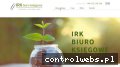 Screenshot strony www.biurorachunkowewolomin.com.pl