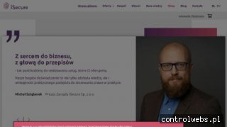 ochrona danych osobowych- iSecure Sp. z o.o.