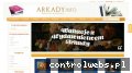 Screenshot strony www.arkady.info