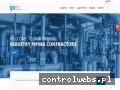 Screenshot strony www.ipcontractors.pl