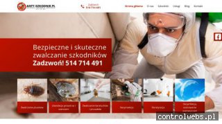 Anty-szkodnik.pl Deratyzacja Dezynsekcja Dezynfekcja. Zwalcz