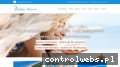 Screenshot strony www.blekitnalaguna.pl