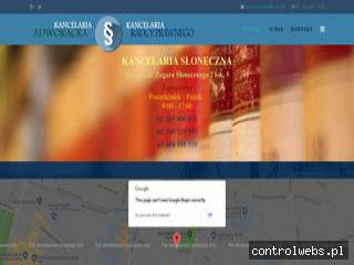 www.kancelariasloneczna.pl Kancelaria prawnicza Radom