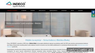 www.indeco.bielsko.pl garderoby bielsko