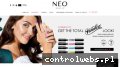 Screenshot strony www.neomakeup.pl