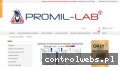 Screenshot strony promil-lab.pl