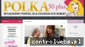 Screenshot strony www.polka50plus.pl