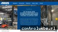 Screenshot strony www.abuscranes.pl