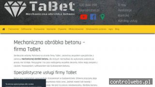 www.tabet.pl Frezowanie posadzek