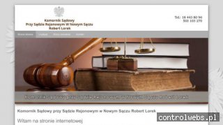 www.komorniknowysacz.pl kancelaria komornicza Nowy Sącz