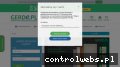 Screenshot strony gerde.pl