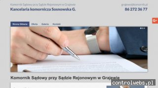 www.komornik-grajewo.pl Komornik sądowy Grajewo