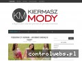 Screenshot strony blog.kiermaszmody.pl