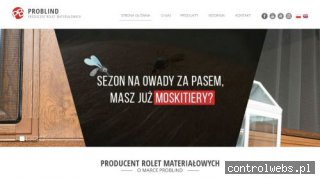 Rolety materiałowe na wymiar - problind.pl
