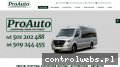 Screenshot strony www.proauto-bus.pl
