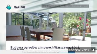 www.max-poll.pl zadaszenia balkonów Łódź