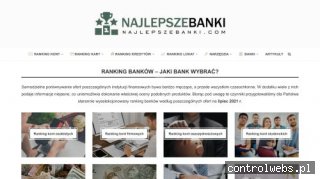Najlepsze Banki - Rankingi Produktów Finansowych