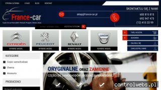 Części zamienne do samochodów francuskich Kraków France Car