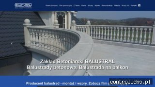 Balustrady betonowe